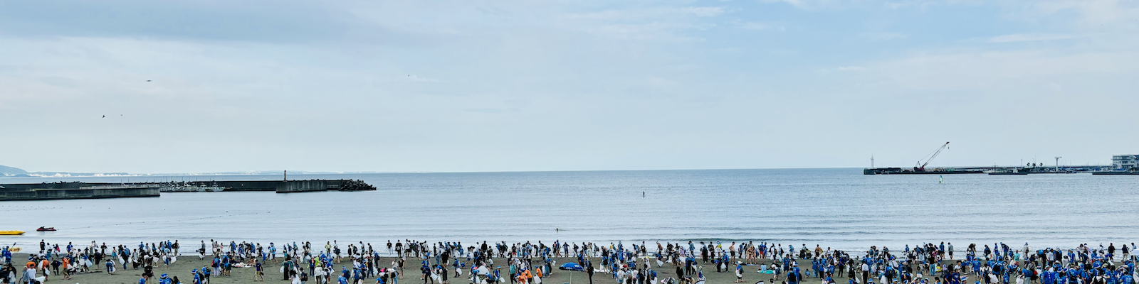 海さくらのゴミ拾い風景